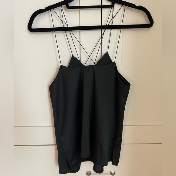 By The Way Black Satin Tank - Picture 9 of 9